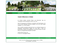 Tablet Screenshot of campingplatz-wetzlar.de